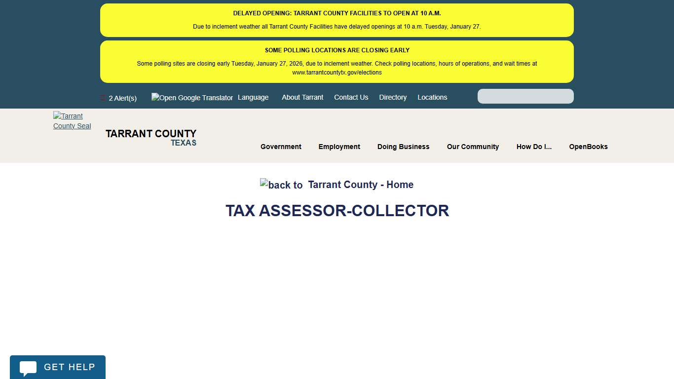 Tax Assessor-Collector